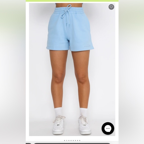 White Fox Along For the Ride shorts - Butter & Grey Marle - Picture 2 of 2